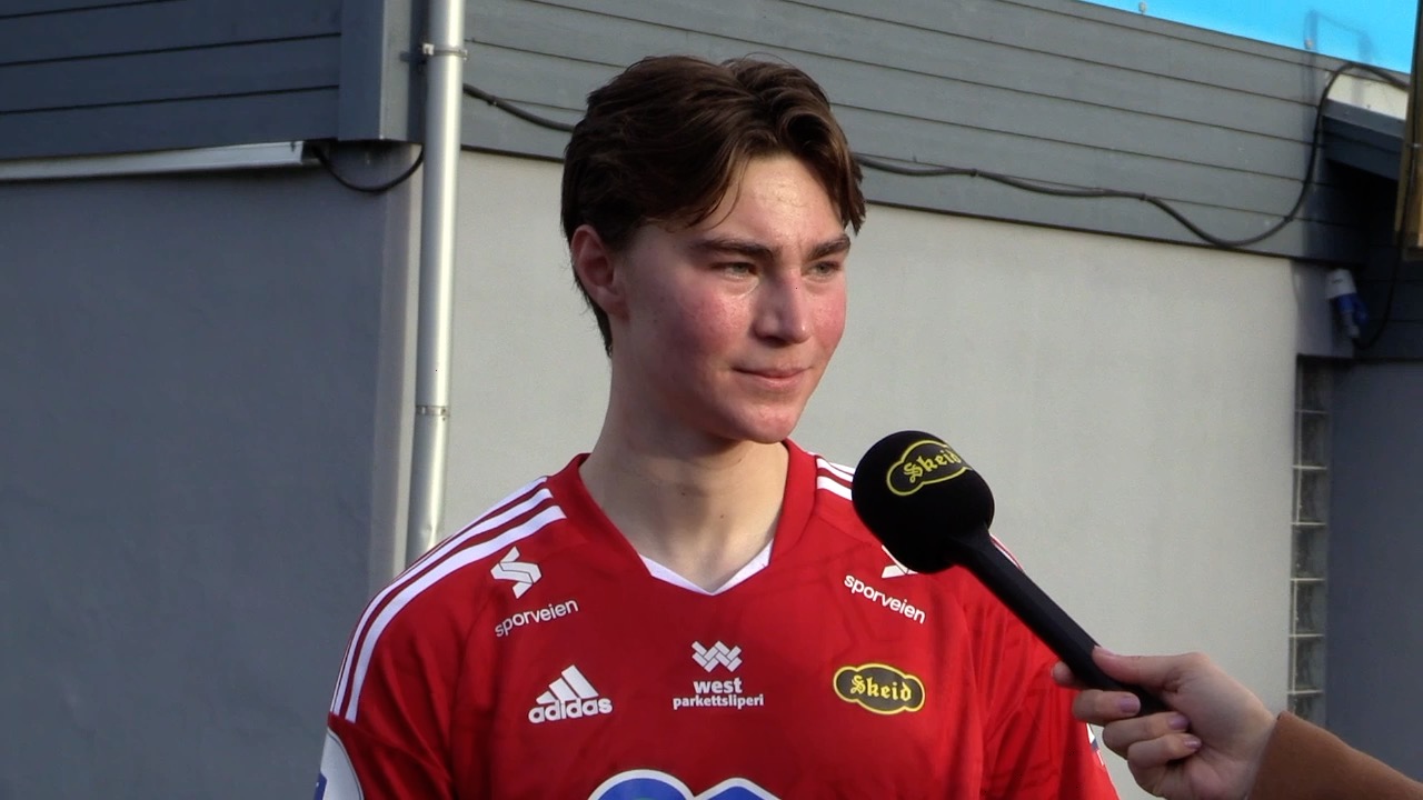 Simen Kvia-Egeskog etter Skeid - FFK